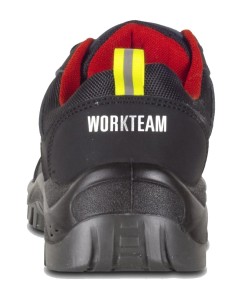 Zapato protección negro   rojo   amarillo a.v.