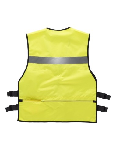 Chaleco de seguridad con multolsillos amarillo a.v.
