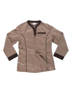 Bata servicios beige marron 2
