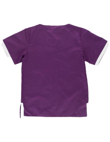  Casaca servicios morado blanco