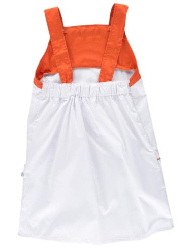Pichi servicios blanco naranja