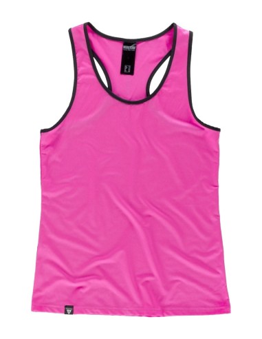 Camiseta servicios rosa flúor
