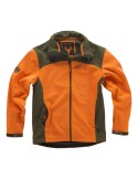 Chaqueta de trabajo Workshell Sport bicolor con cuello alto