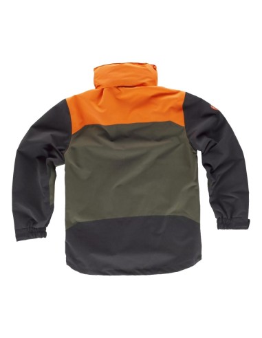  Chaqueta sport verde caza naranja a.v. negro