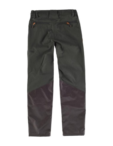  Pantalon sport verde caza/marron