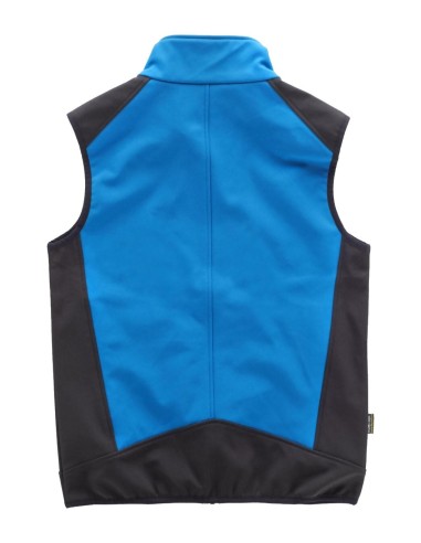  Chaleco sport celeste negro