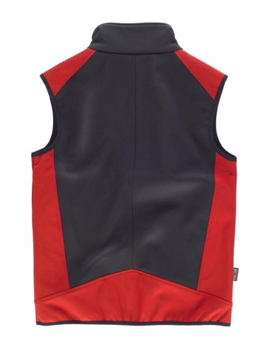 Chaleco sport negro rojo