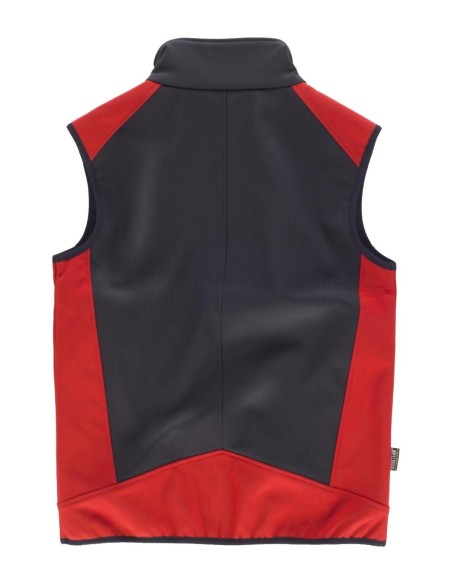  Chaleco sport negro rojo