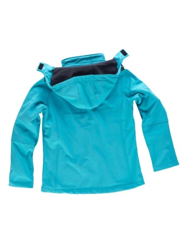  Workshell sport turquesa