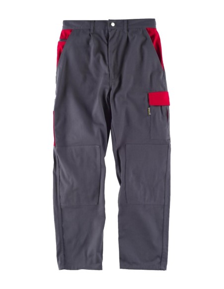 Pantalon future gris rojo