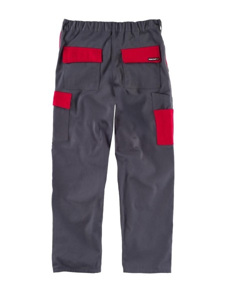  Pantalon future gris rojo