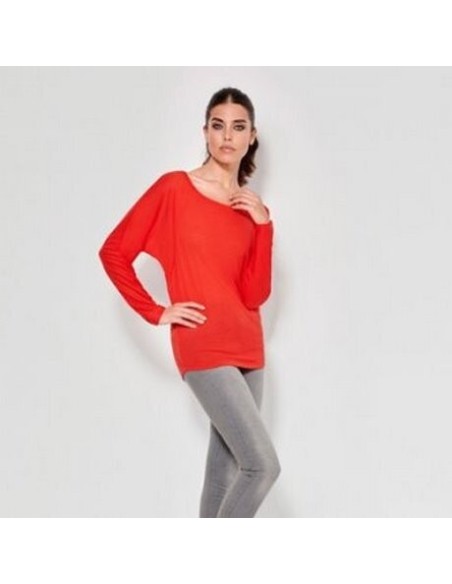  Camiseta manga larga técnica de mujer 115 gr