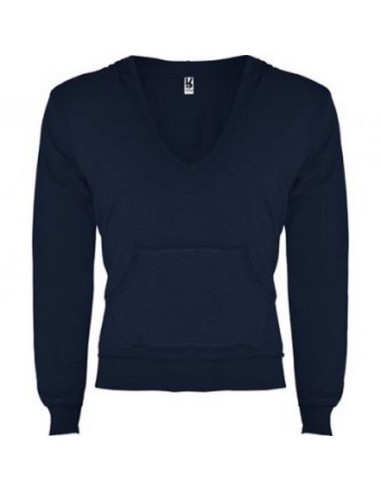  Sudaderas con capucha para personalizar de mujer Roly AMANDUS T/L marino economica