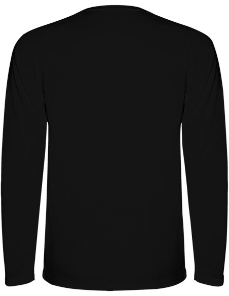  Camiseta técnica Roly MONTECARLO L/S negro