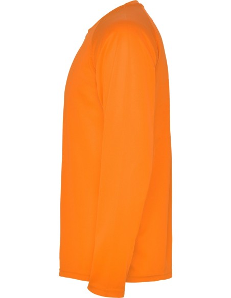  Camiseta técnica Roly MONTECARLO L/S naranja fluor