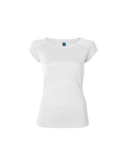Camiseta técnica de mujer 180 gr blanca