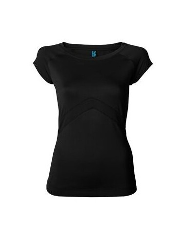  Camiseta técnica de mujer 180 gr negra original