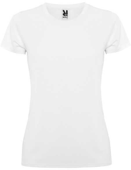  Camiseta técnica Roly Montecarlo blanco