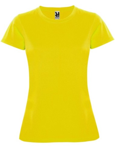  Camiseta técnica Roly Montecarlo amarillo
