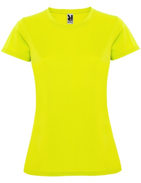  Camiseta técnica Roly Montecarlo amarillo fluor