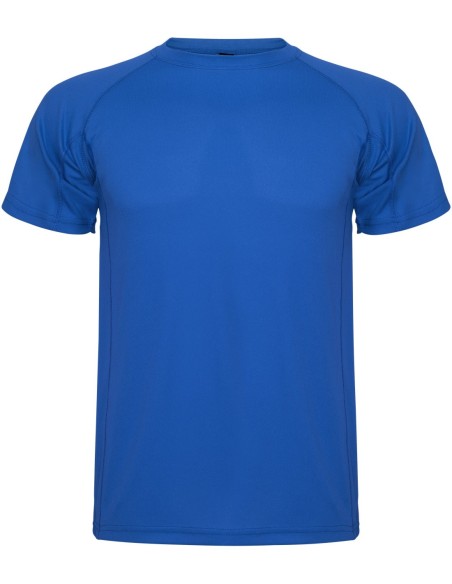 Camiseta técnica MONTECARLO manga corta unisex Roly 135 gr personalizado royal