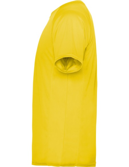  Camiseta técnica MONTECARLO manga corta unisex Roly 135 gr amarillo