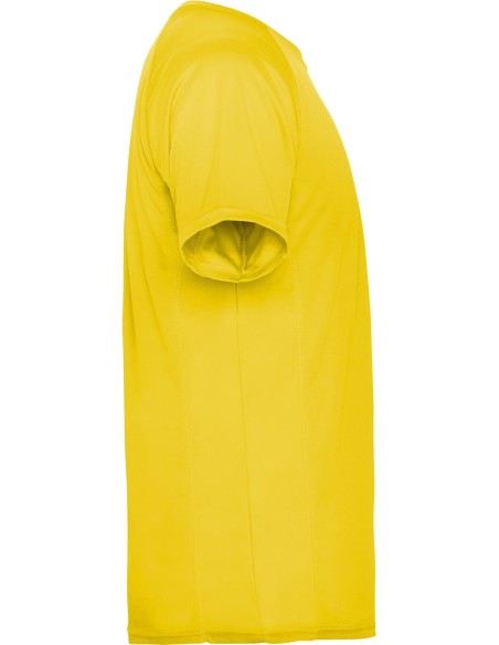  Camiseta técnica MONTECARLO manga corta unisex Roly 135 gr amarillo