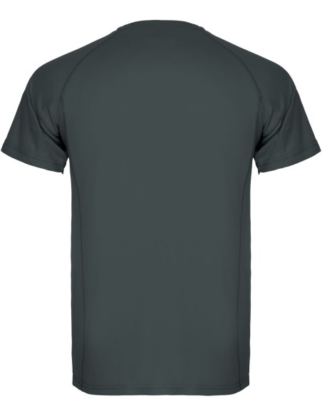  Camiseta técnica MONTECARLO manga corta unisex Roly 135 gr plomo oscuro