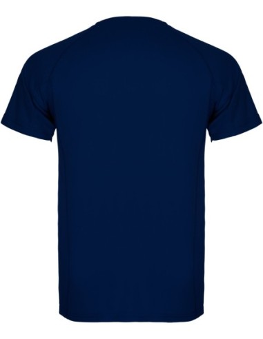  Camiseta técnica MONTECARLO manga corta unisex Roly 135 gr marino