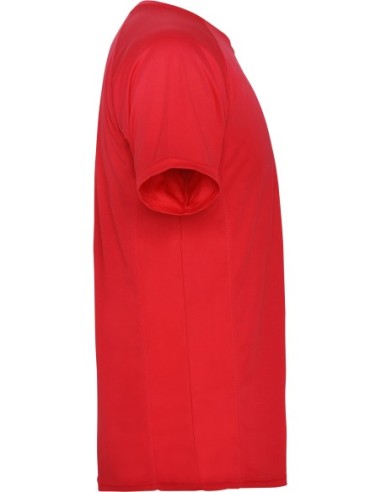  Camiseta técnica MONTECARLO manga corta unisex Roly 135 gr rojo