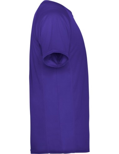  Camiseta técnica MONTECARLO manga corta unisex Roly 135 gr morado