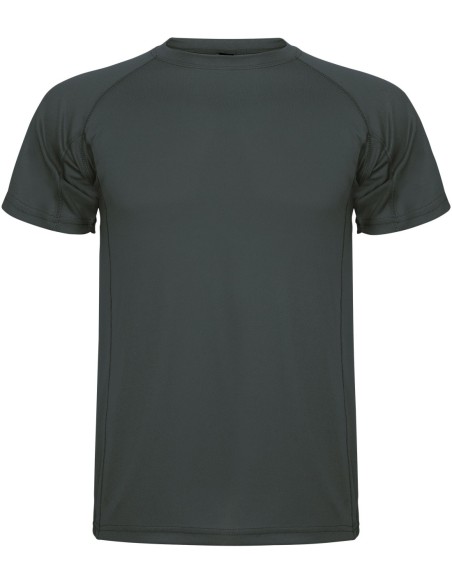  Camiseta técnica MONTECARLO manga corta unisex Roly 135 gr plomo oscuro