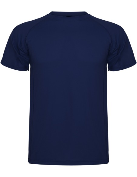  Camiseta técnica MONTECARLO manga corta unisex Roly 135 gr marino