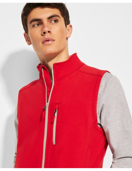  CHALECO Roly NEVADA SOFTSHELL rojo