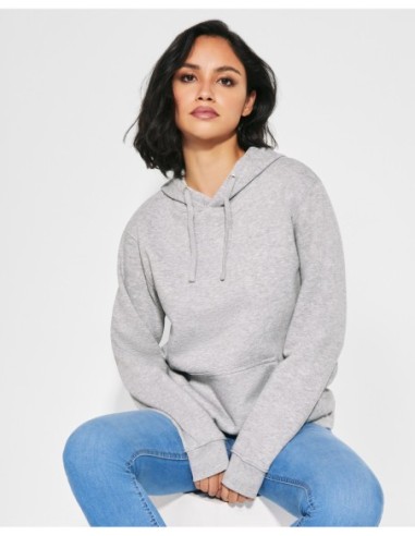  Sudadera con CAPUCHA Roly y dos bolsillos grandes roseton