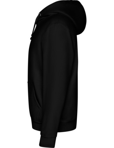  Sudadera con CAPUCHA Roly y dos bolsillos grandes negro