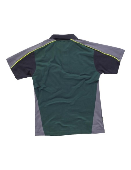  Polo future verde gris oscuro negro