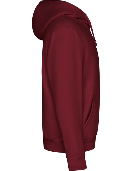  Sudadera con CAPUCHA Roly y dos bolsillos grandes granate