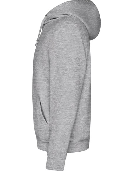  Sudadera con CAPUCHA Roly y dos bolsillos grandes gris vigore