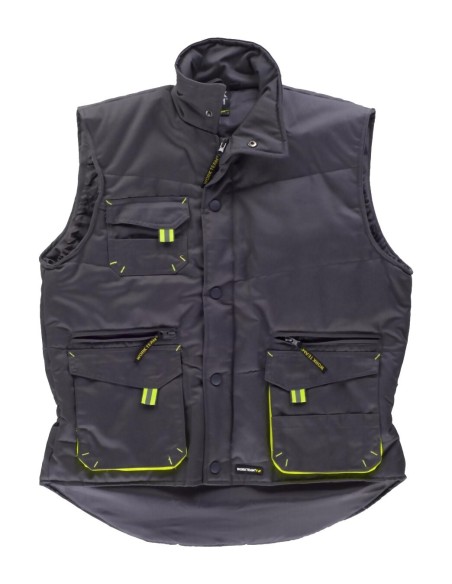 Chaleco future gris amarillo a.v.
