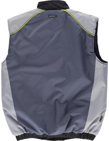 Chaleco future gris oscuro gris claro negro