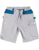 Bermudas laborales multibolsillos con triple costura y refuerzos