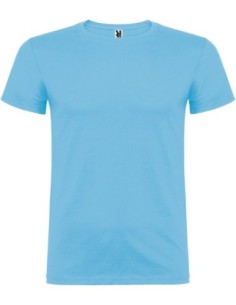 Camisetas impresas para adultos Roly Beagle 155g celeste