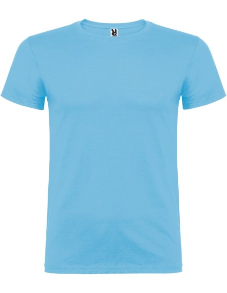 Camisetas impresas para adultos Roly Beagle 155g celeste