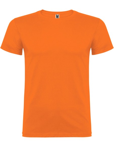  Camisetas impresas para adultos Roly Beagle 155g naranja