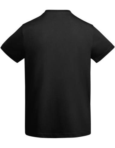  Camiseta Gruesa De Hombre En Manga Corta De Algodón VEZA Roly negro