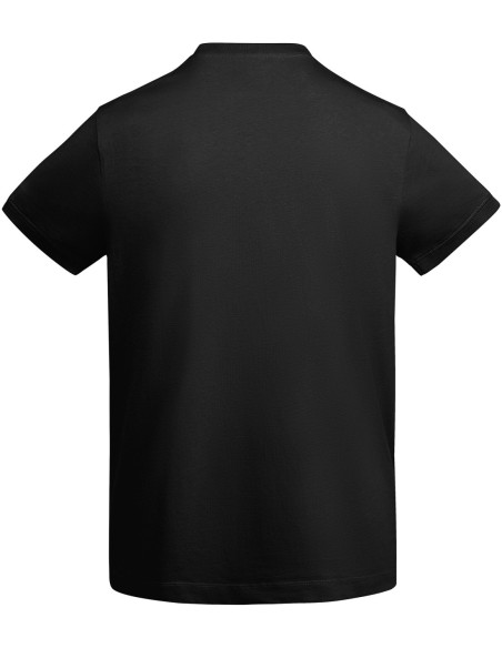  Camiseta Gruesa De Hombre En Manga Corta De Algodón VEZA Roly negro