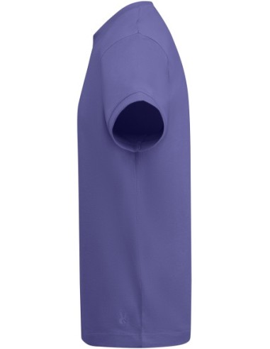  Camiseta Gruesa De Hombre En Manga Corta De Algodón VEZA Roly lila