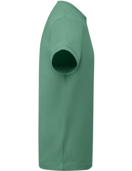  Camiseta Gruesa De Hombre En Manga Corta De Algodón VEZA Roly menta oscuro