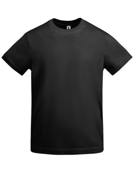  Camiseta Gruesa De Hombre En Manga Corta De Algodón VEZA Roly negro